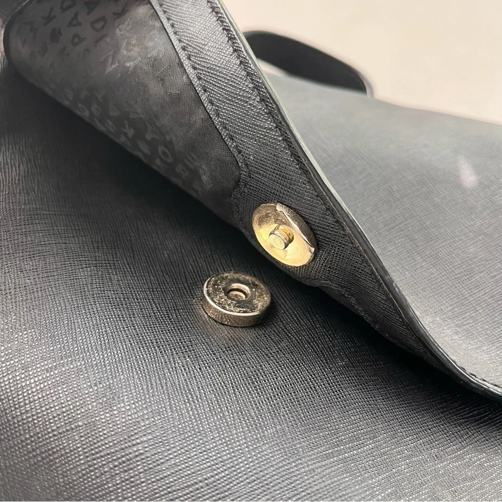 Kate Spade Jessie Laurel Way Black Saffiano Leather Backpack Gold Hardware